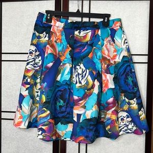 Woman’s floral skirt